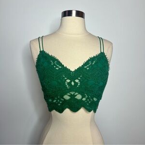 Green Lace Bralette